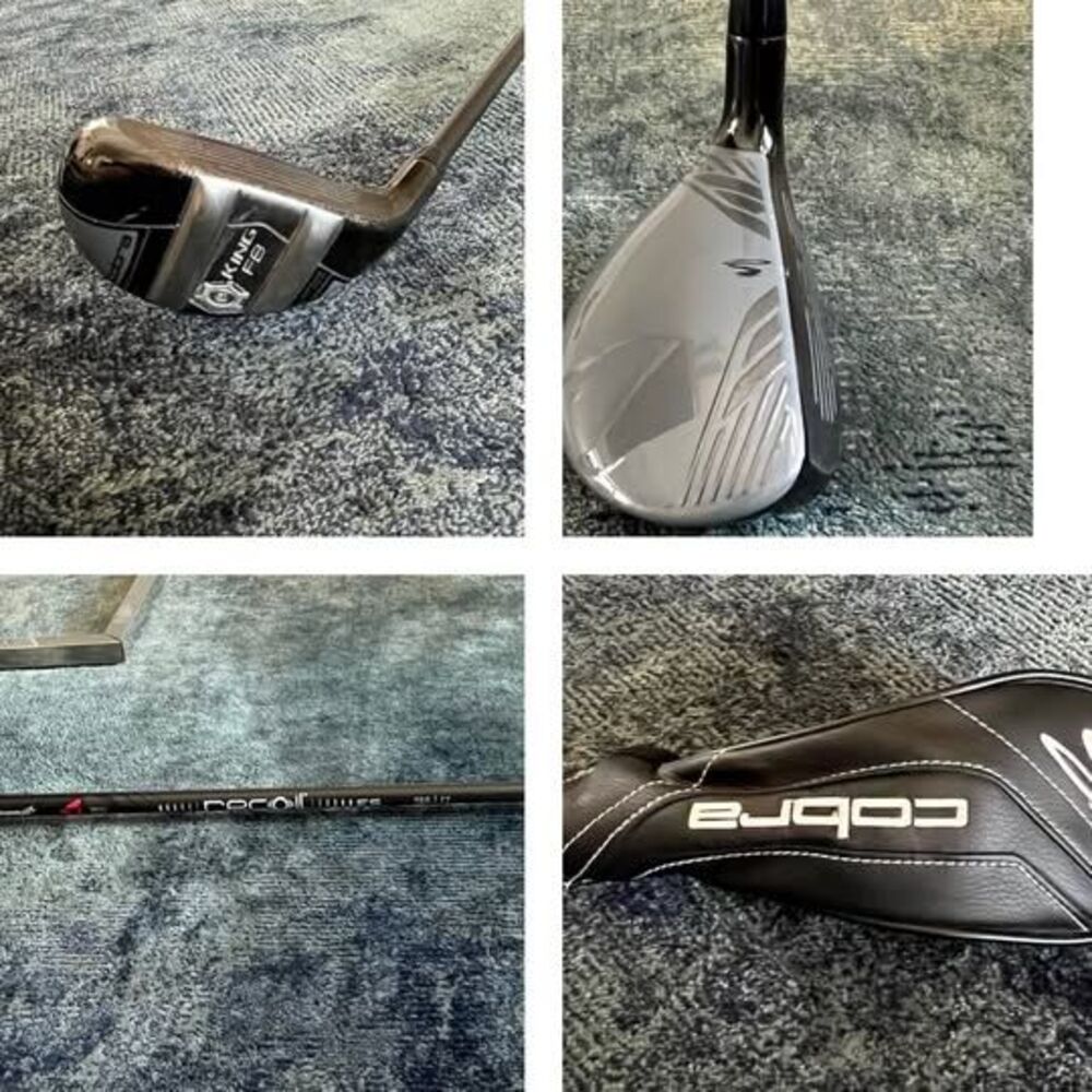 Men's Cobra King F8 Hybrid 5 Iron Baffle Tech 25 Loft UST Mamiya Graphite Shaft
